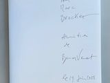a piece of paper with a handwritten message on it