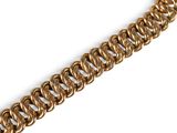 an image of a gold chain bracelet on a white background