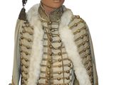 a figurine of a man dressed in a military uniform