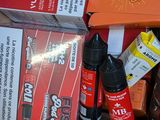a box full of cigarettes and other items in it