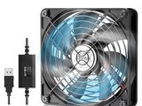 a fan that is connected to a usb charger