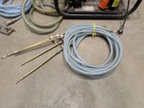 a bunch of hoses that are sitting on the floor