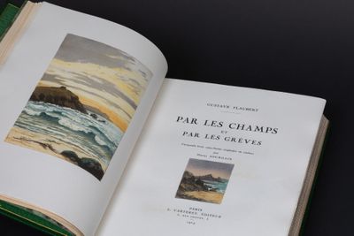 un livre ouvert sur lequel figure l'image d'une plage