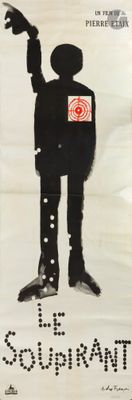 a poster of a man with a gun in his hand
