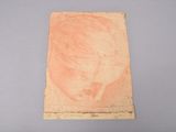 un gros plan d'une feuille de papier sur laquelle figure un dessin