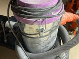 a vacuum that is sitting in the garage