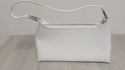 Sac A Main Lancaster EN Cuir Blanc