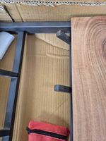 Vestiaire d'entrée ALONG - en acacia et métal - 70x35x182 cm… (photo 3)