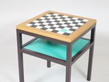an image of a small table with a chess board on top of it