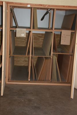 a room that has a lot of wood in it