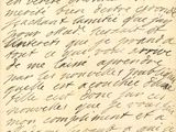 a close up of a piece of paper with writing on it