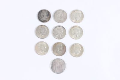 Ensemble de pièces de monnaies en argent dont une médaille suisse comm - Photo 1