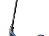 une image représentant un scooter bleu sur fond blanc