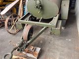 a large machine that is sitting in a garage
