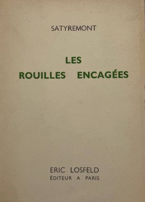 an old book with the title les rouils encages written on it