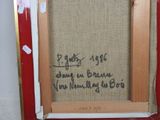 a picture of a picture of a painting with writing on it