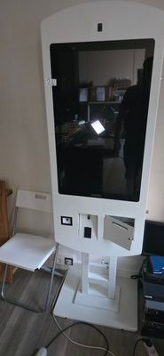 a television that is sitting on a stand in a room