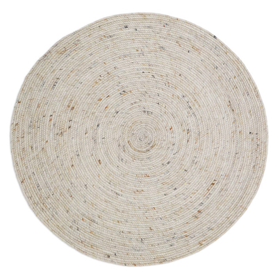 NATTIOT - Tapis enfant rond NEETHU TOFFEE S - 110cm - 60% La…