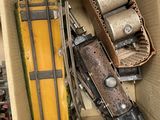 a box full of assorted tools in it