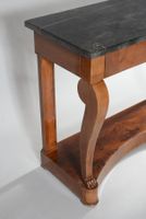 Console en placage d'acajou, les pieds antérieurs cambrés te… (photo 3)