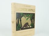 un livre avec l'image d'un animal au milieu