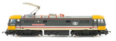 a yellow and black train on the tracks on a white background
