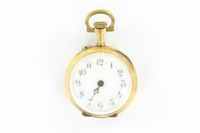 montre de poche sur fond blanc, avec un fond blanc
