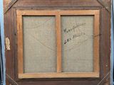 an old picture of a picture of a window with writing on it