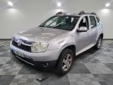 a picture of a silver dacia parked in a garage