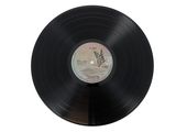 an old vinyl record on a white background with a picture of a bird
