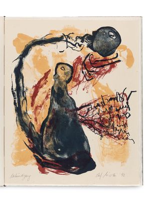 une image représentant un tableau où l'on voit un chat avec une balle dans la gueule