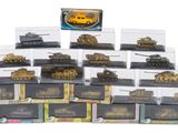 de nombreux modèles différents de véhicules militaires exposés