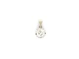 une image représentant un pendentif en forme de diamant sur fond blanc