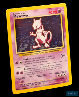 une carte Pokémon sur laquelle figure l'image d'un chat