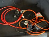 a car trunk with a bunch of wires in it