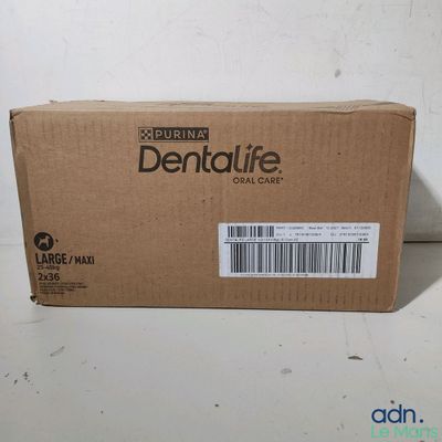La boîte est vide et prête à être utilisée pour les soins dentaires.