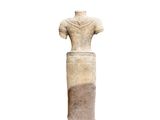 an image of a statue of a woman with a dress on