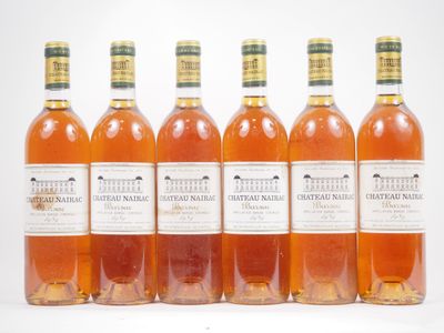 6 Bouteilles CHÂTeau Nairac CC Barsac - 1989