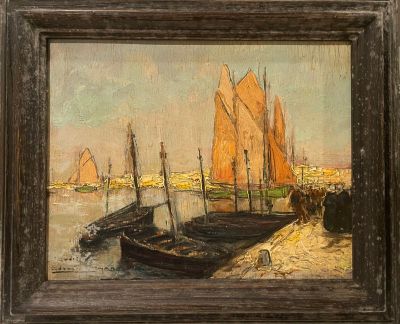 Edouard RICHARD (1863 -1955) Port - Photo 1