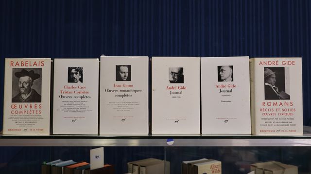 La Pléiade : André GIDE 3 vol. , GIONO, CROS CORBIERE, RABELAIS.