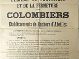 Une ancienne annonce parue dans un journal français fait la promotion de la construction d'un immeuble