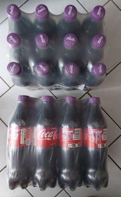 lot de 60 bouteilles de 50 cl de Coca Cherry date 31 decembre 2025 - Photo 1