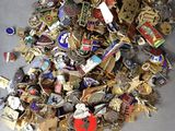 a pile of assorted metal items on a table