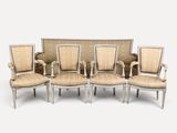 un ensemble de six fauteuils de style Louis II