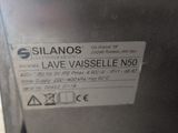 a picture of a stainless steel dishwasher with a label on it