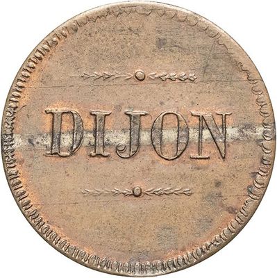 a close up of a coin with the word dillon on it