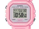 Montre numérique Casio pour femme, couleur rose