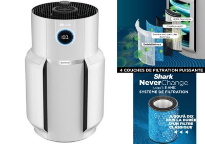 quatre types différents de purificateurs d'air exposés