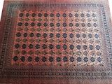 an image of a large oriental rug on a white background
