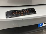 a close up of a sticker on the front of a car